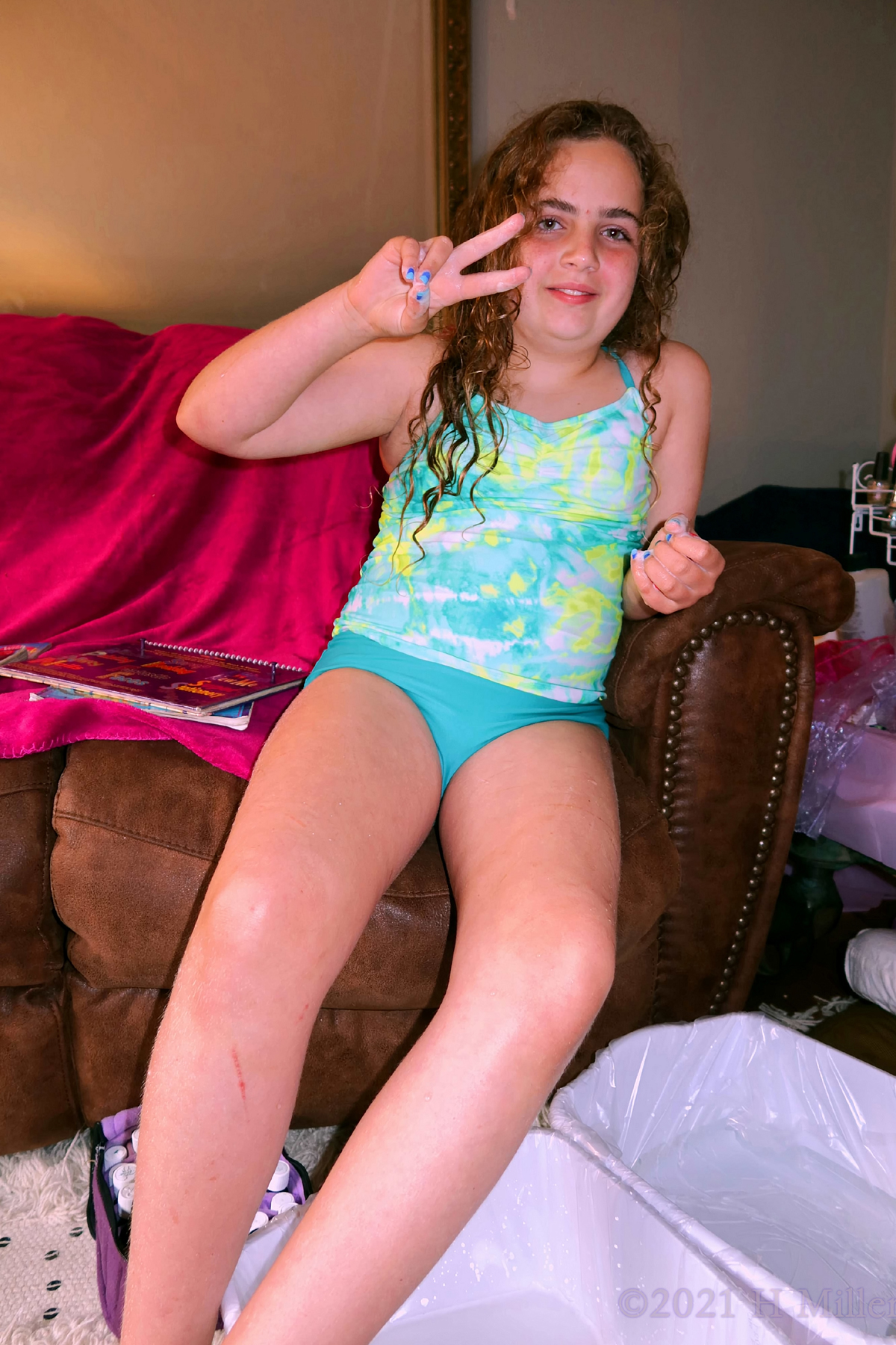 Kids Spa Birthday Party For Emma! 