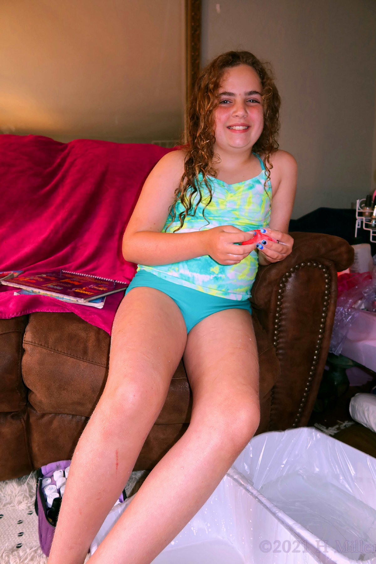 Kids Spa Birthday Party For Emma! 