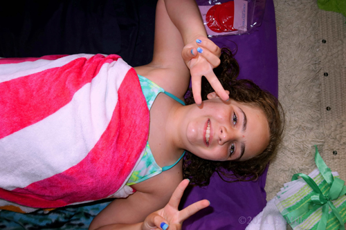 Kids Spa Birthday Party For Emma!