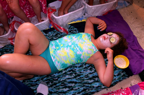 Kids Spa Birthday Party For Emma!