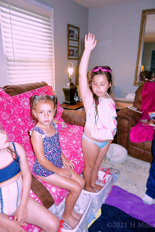 Kids Spa Birthday Party For Emma!