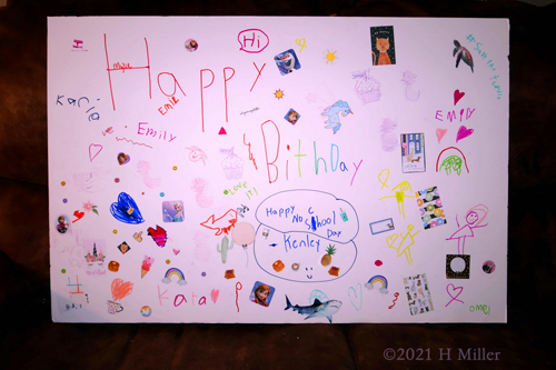 Kids Spa Birthday Party For Emma!