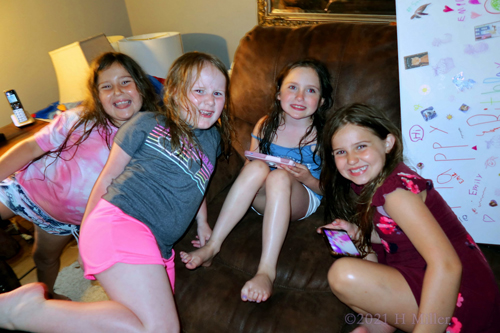 Kids Spa Birthday Party For Emma!