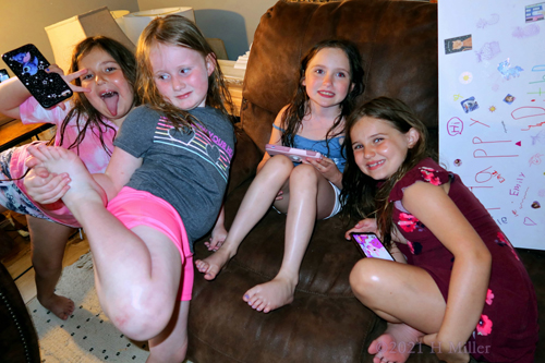 Kids Spa Birthday Party For Emma!