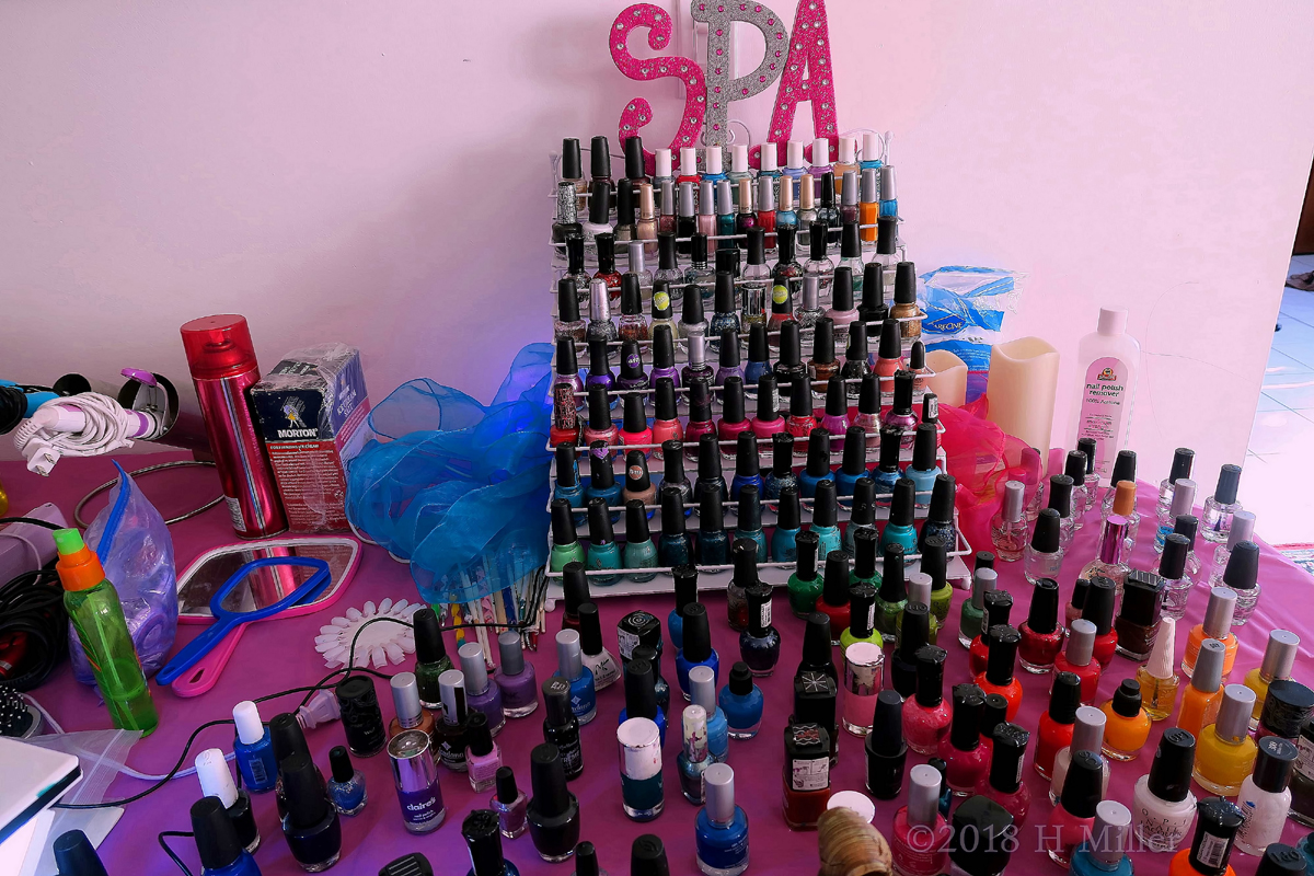 Wow! A Huge Collection Of Nail Polish For Kids Manicures 