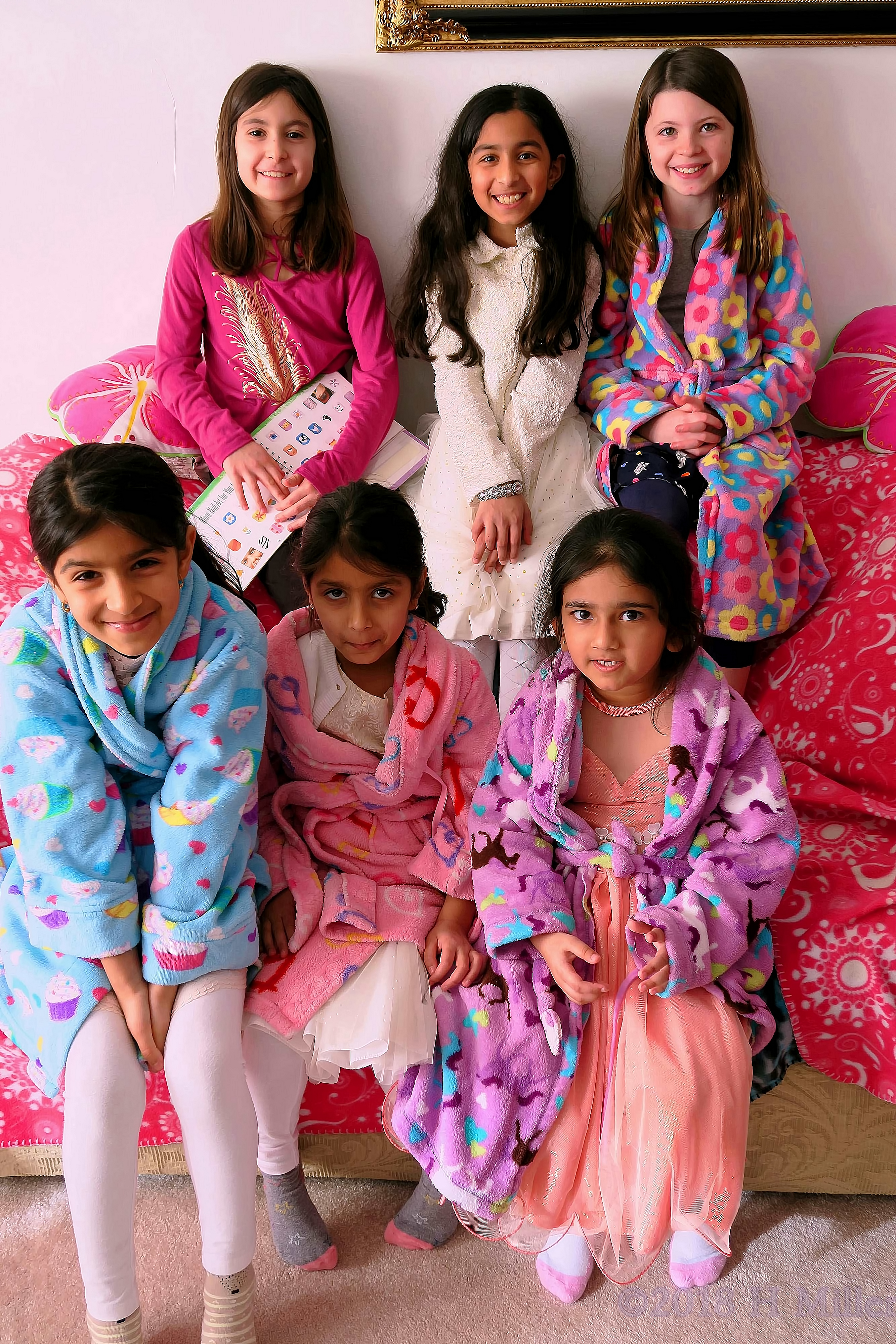 All Are In Spa Robes Waiting To Start The Spa Party All Are In Spa Robes Waiting To Start The Spa Party