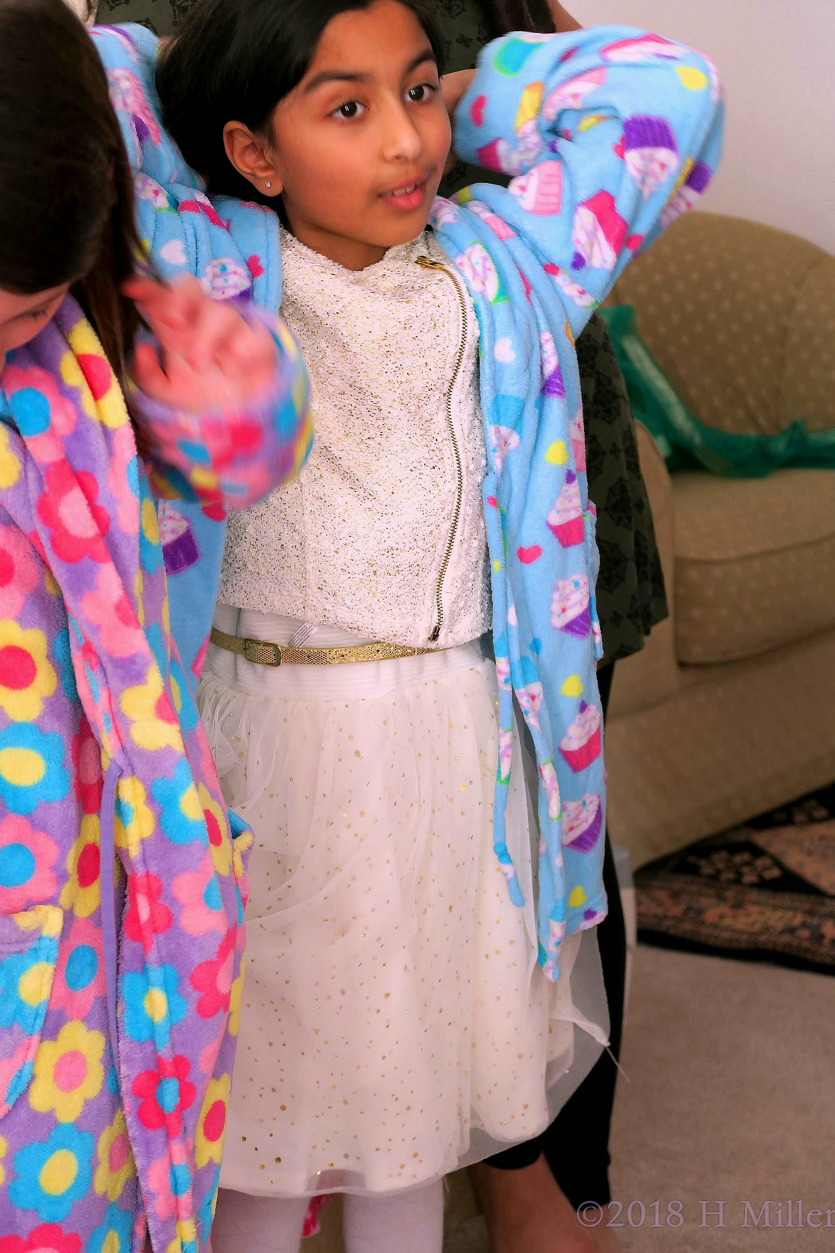 The Birthday Girl Picked A Cute Blue Spa Robe The Birthday Girl Picked A Cute Blue Spa Robe