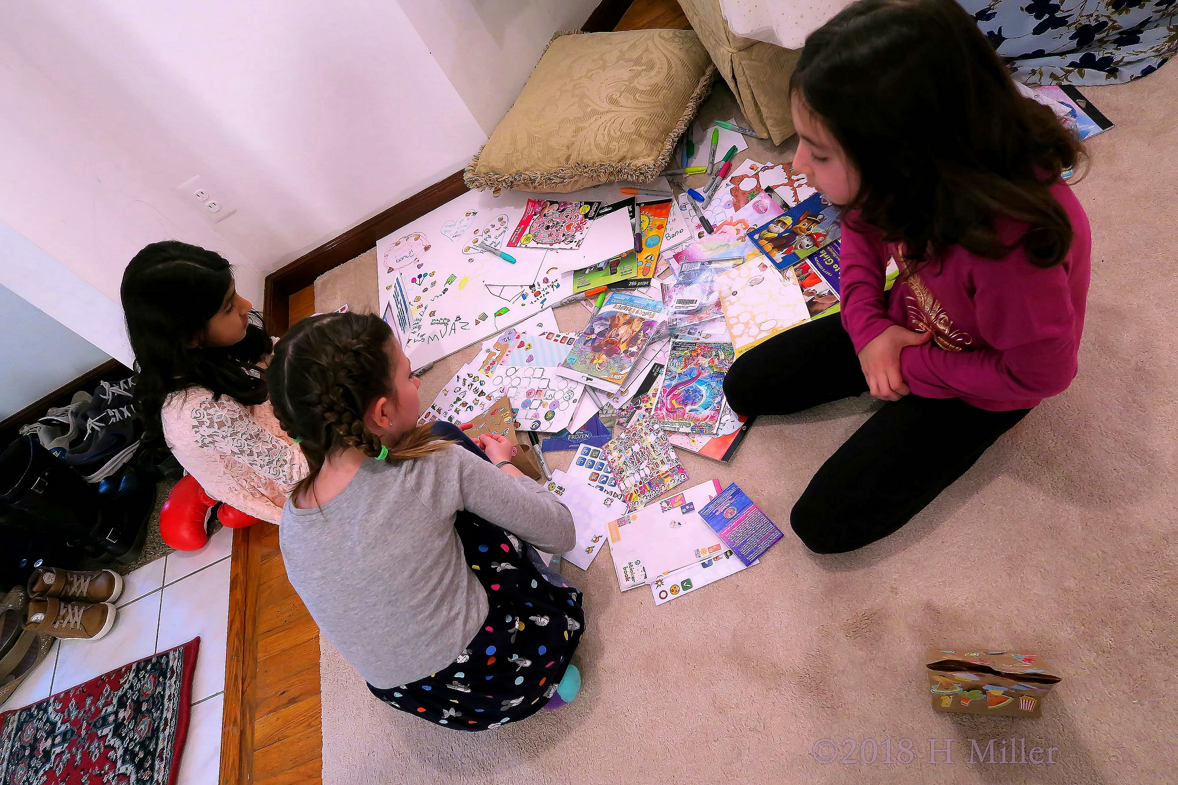 They Are Enjoying Making The Spa Birthday Card! They Are Enjoying Making The Spa Birthday Card!