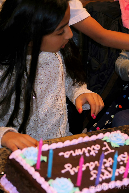 Captured The Moment Before Cutting The Cake