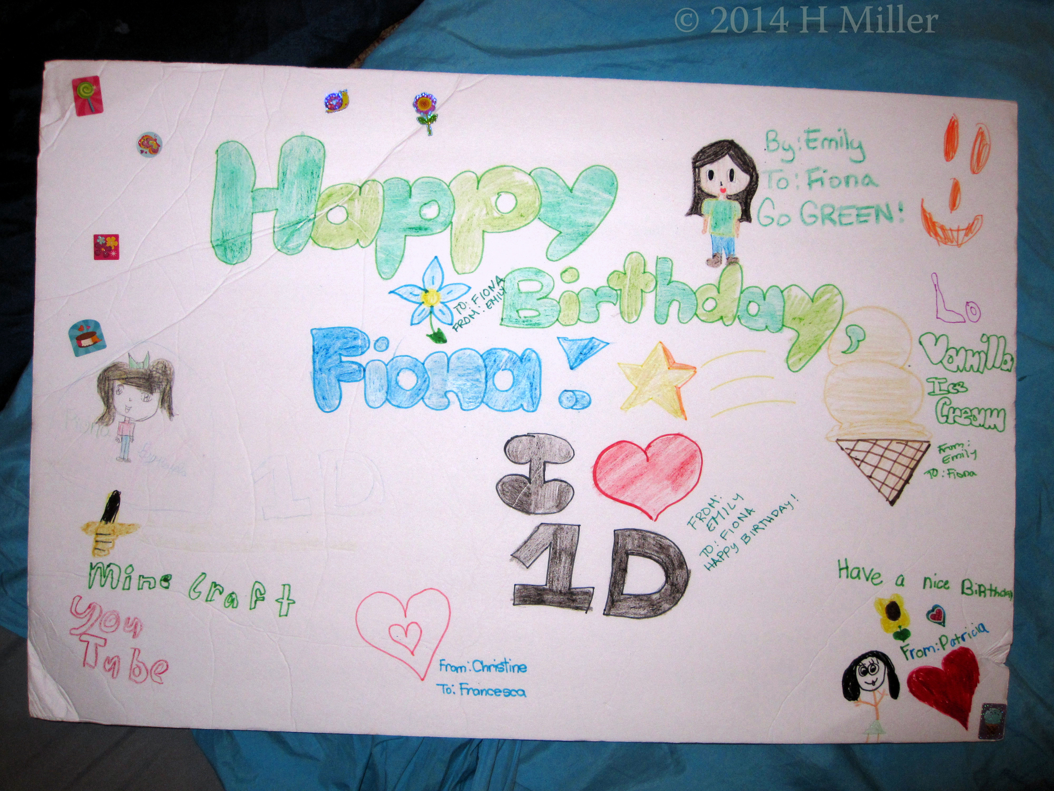 Kids Spa Party Birthday Card! Amazing Graphics! Kids Spa Party Birthday Card! Amazing Graphics!