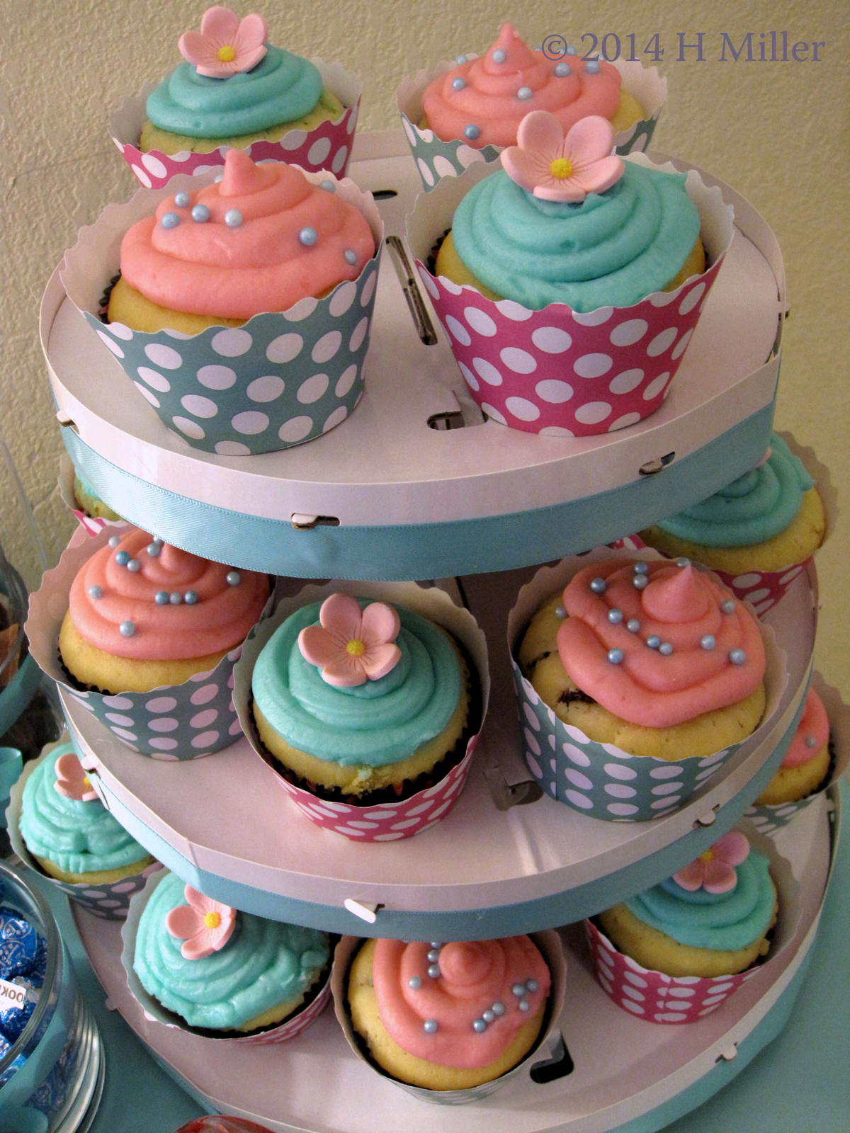 Homemade Spa Color Cupcakes by Fiona's Mom For The Candles Later. Homemade Spa Color Cupcakes by Fiona's Mom For The Candles Later.