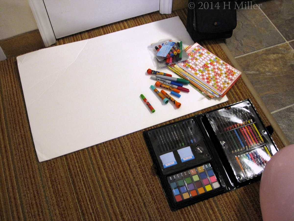 Spa Birthday Card Activity Area. Spa Birthday Card Activity Area.