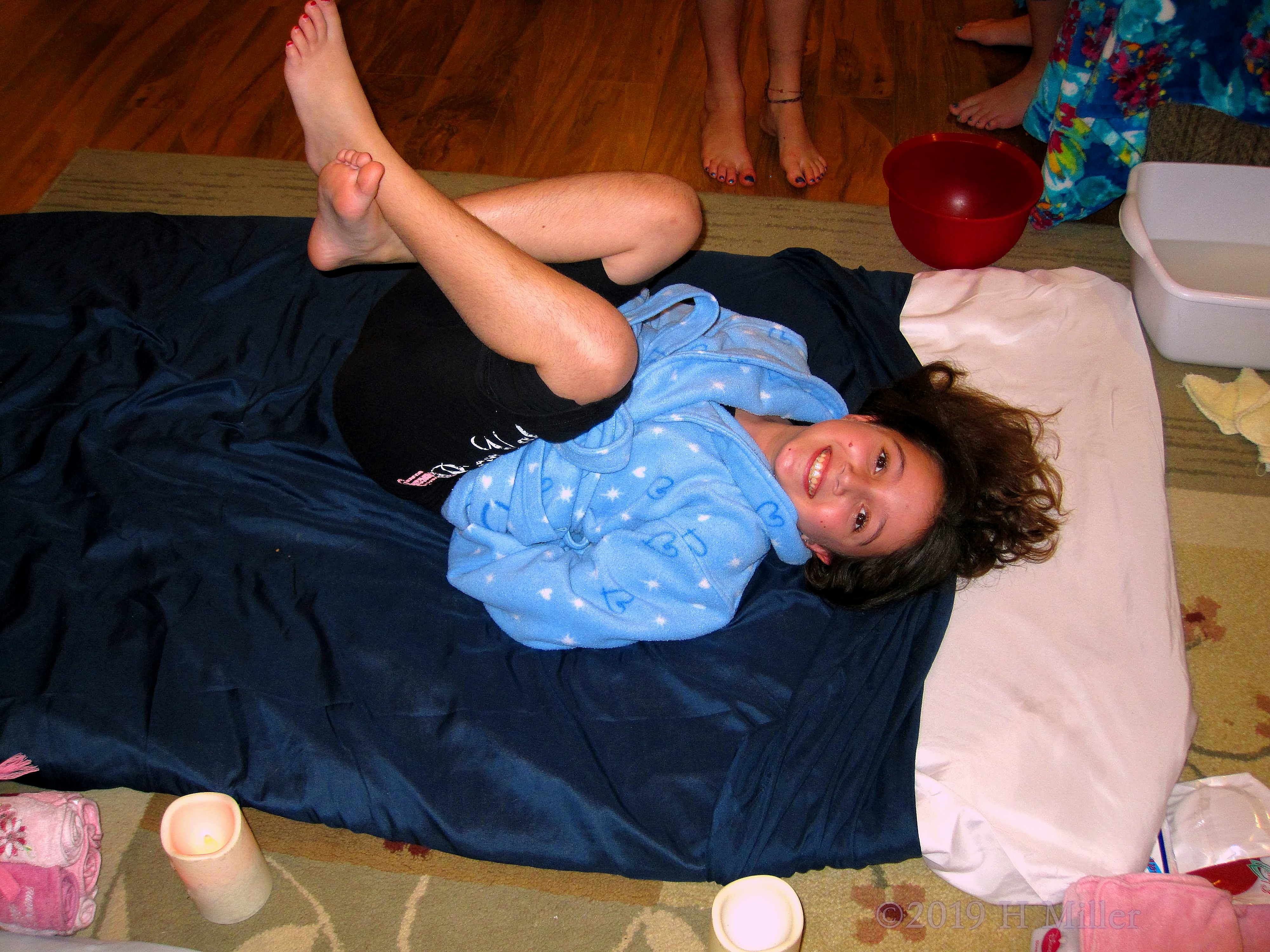 Air Drying! Red Polish On A Kids Pedi! Air Drying! Red Polish On A Kids Pedi!