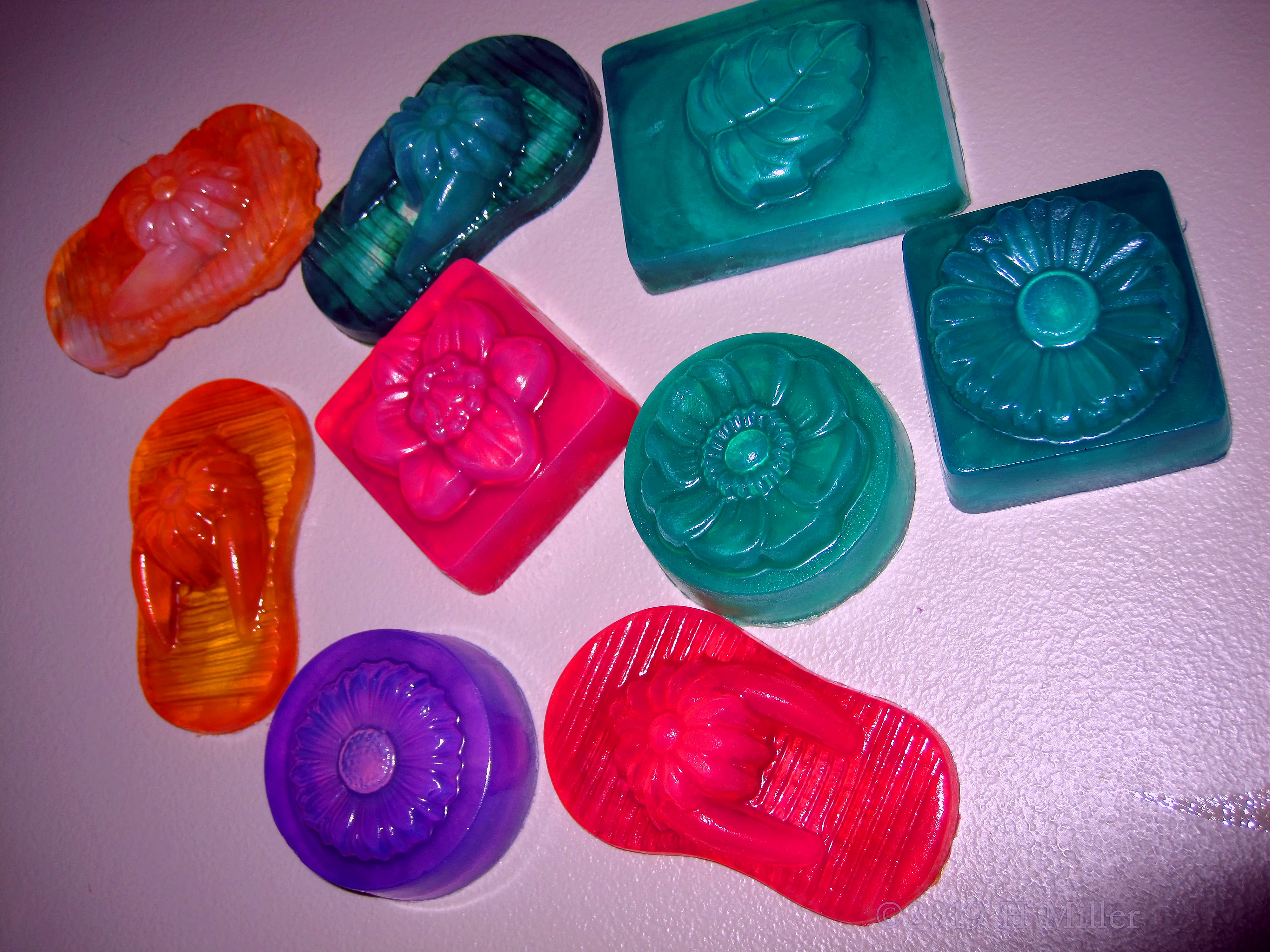 Assortment Of Multicolored Soap Shaped Kids Crafts! Assortment Of Multicolored Soap Shaped Kids Crafts!