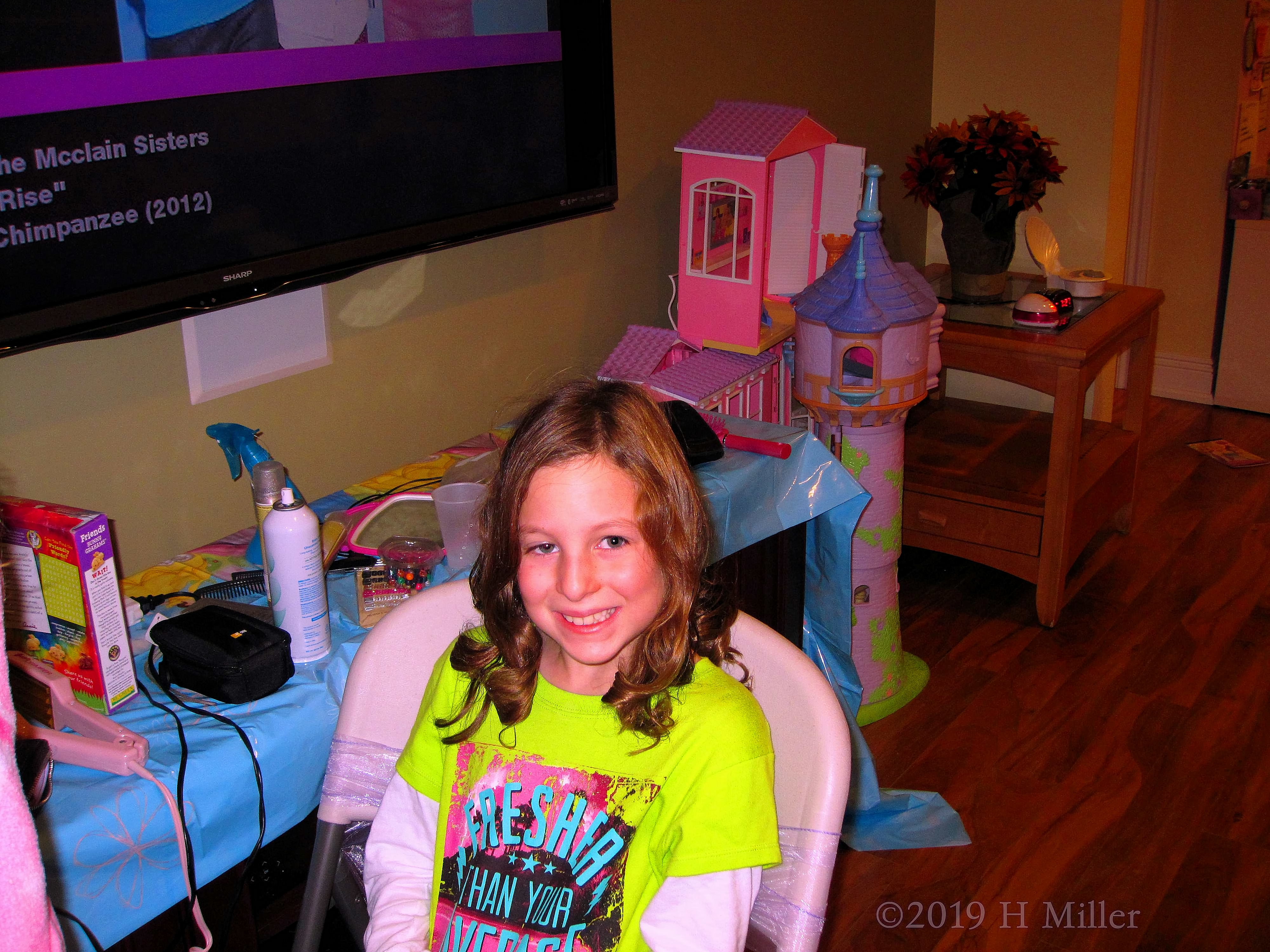 Curls And Castles! Kids Hairstyles At The Spa!! 