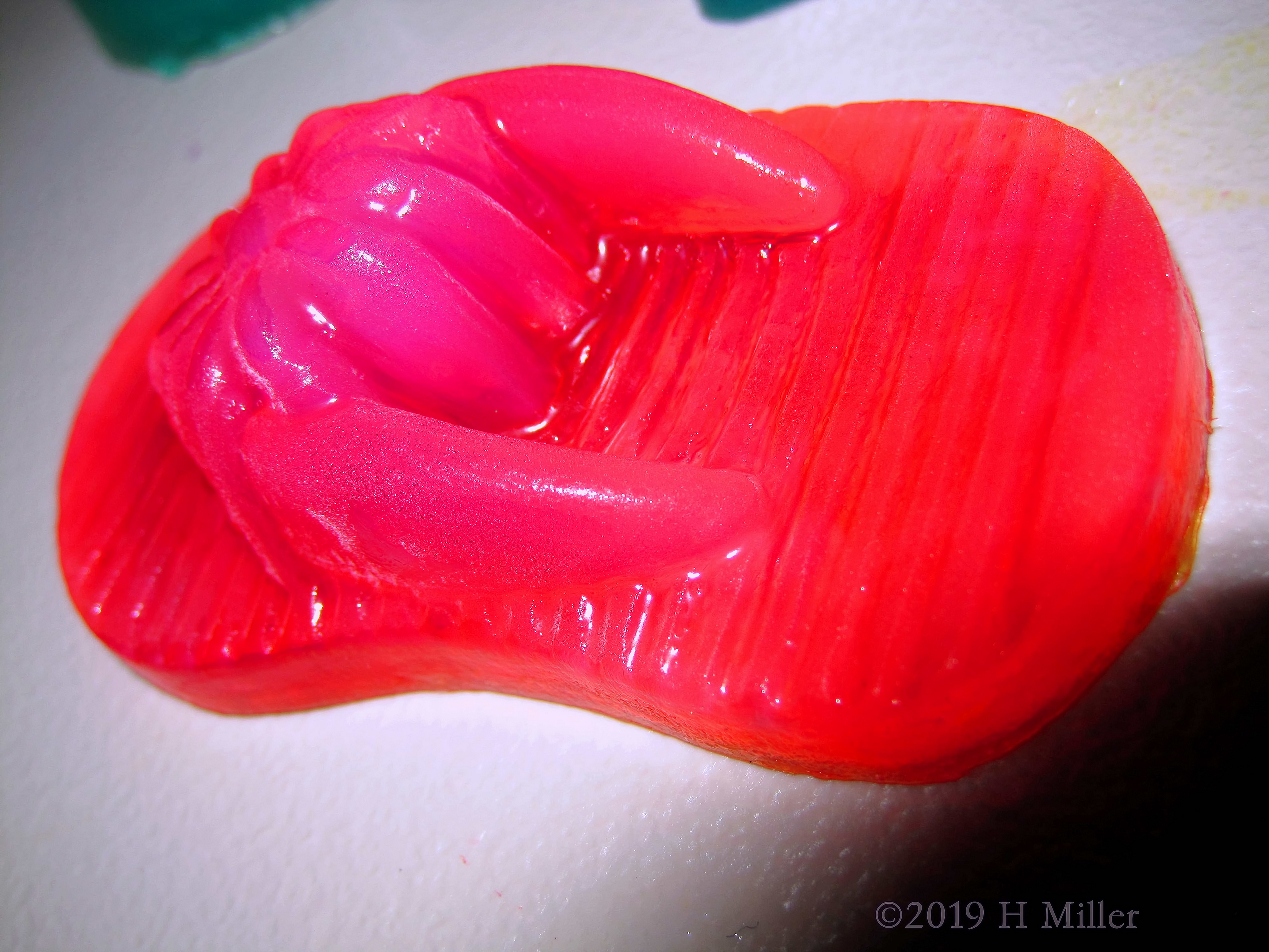 Hot Pink Flip Flop! Homemade Soap Kids Crafts! 