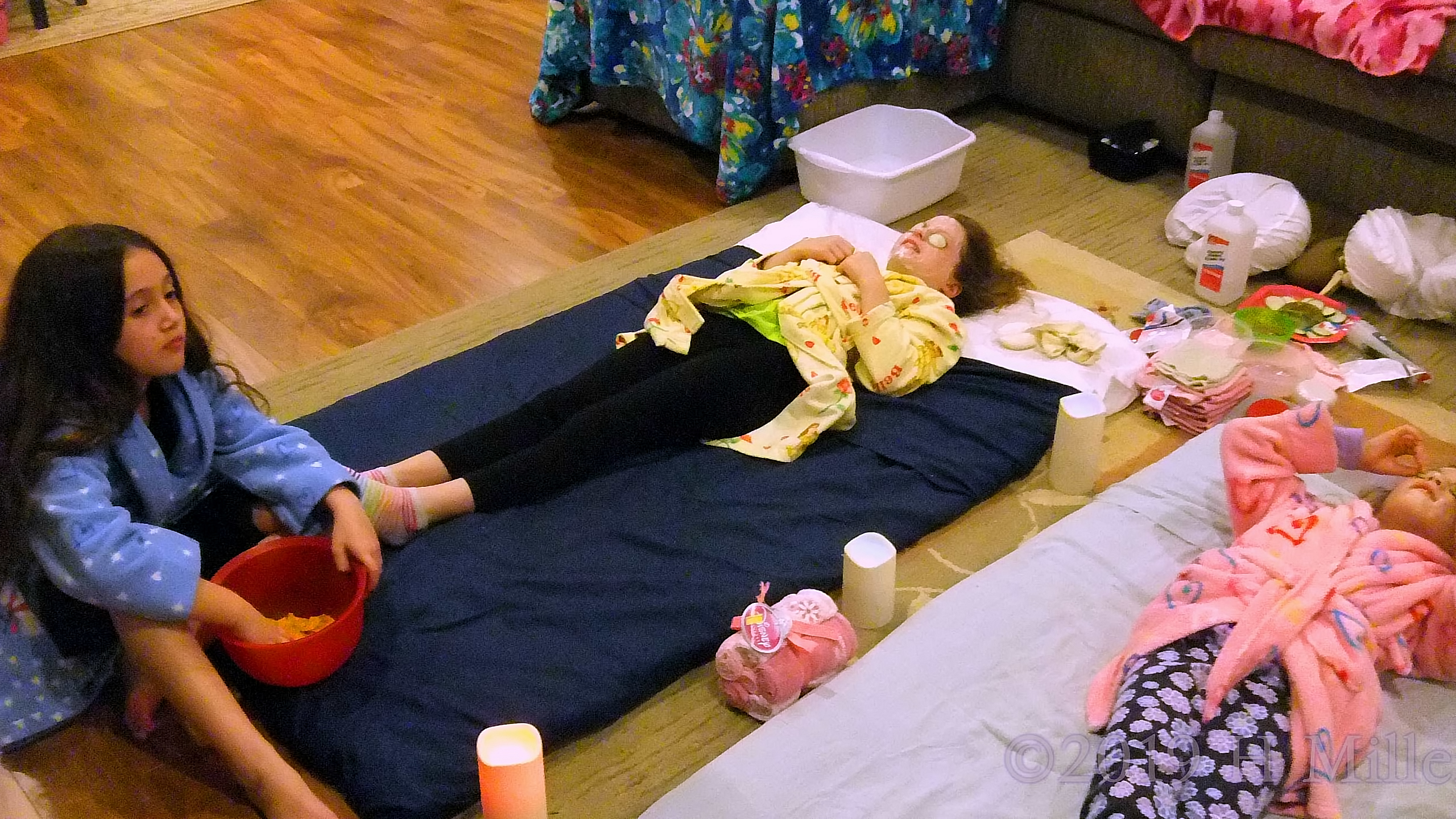 Kids Party Guests Getting Pampered With Kids Facials! Kids Party Guests Getting Pampered With Kids Facials!