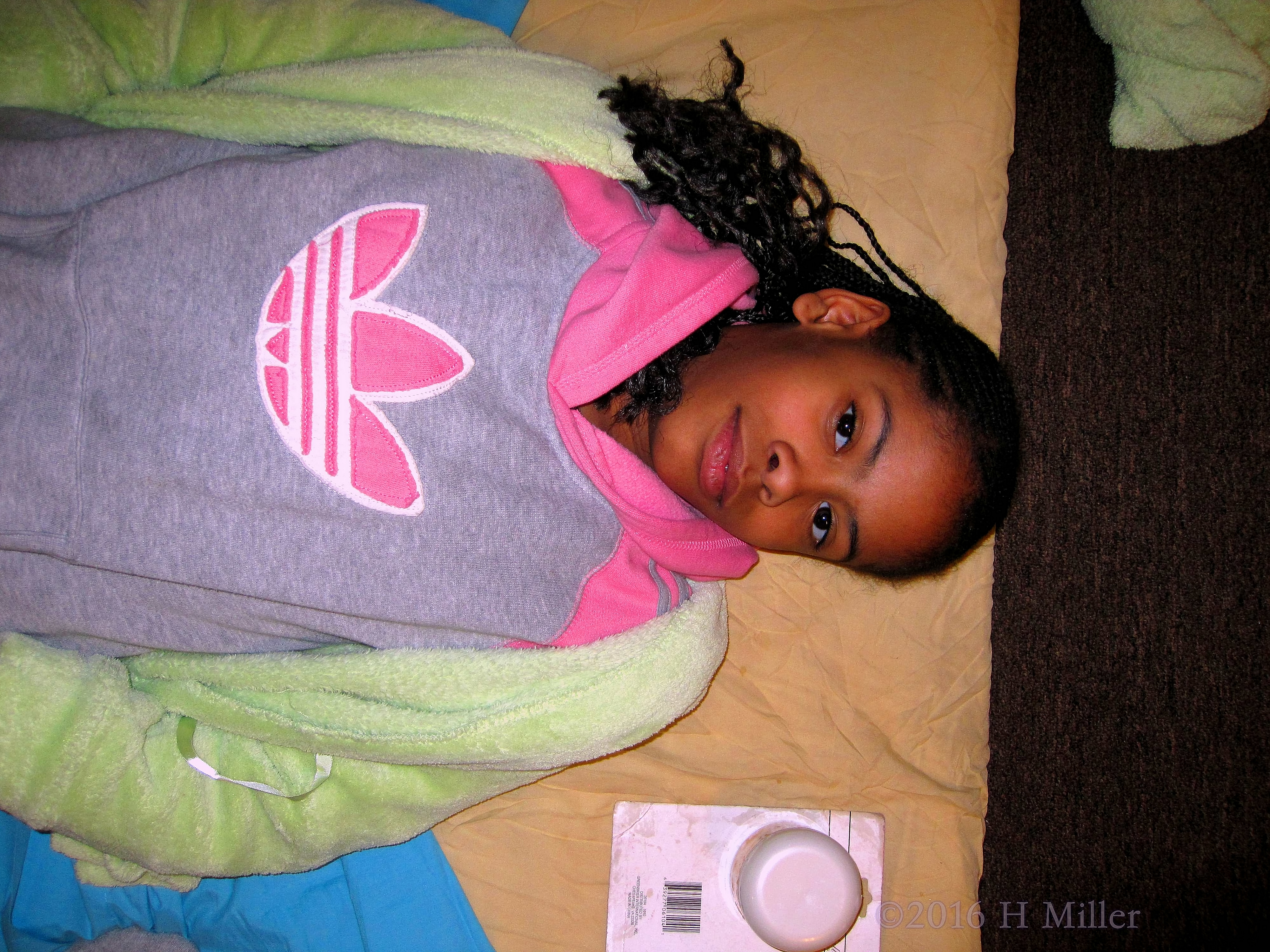 Laying Down And Ready For Her Home Kids Spa Facial Laying Down And Ready For Her Home Kids Spa Facial