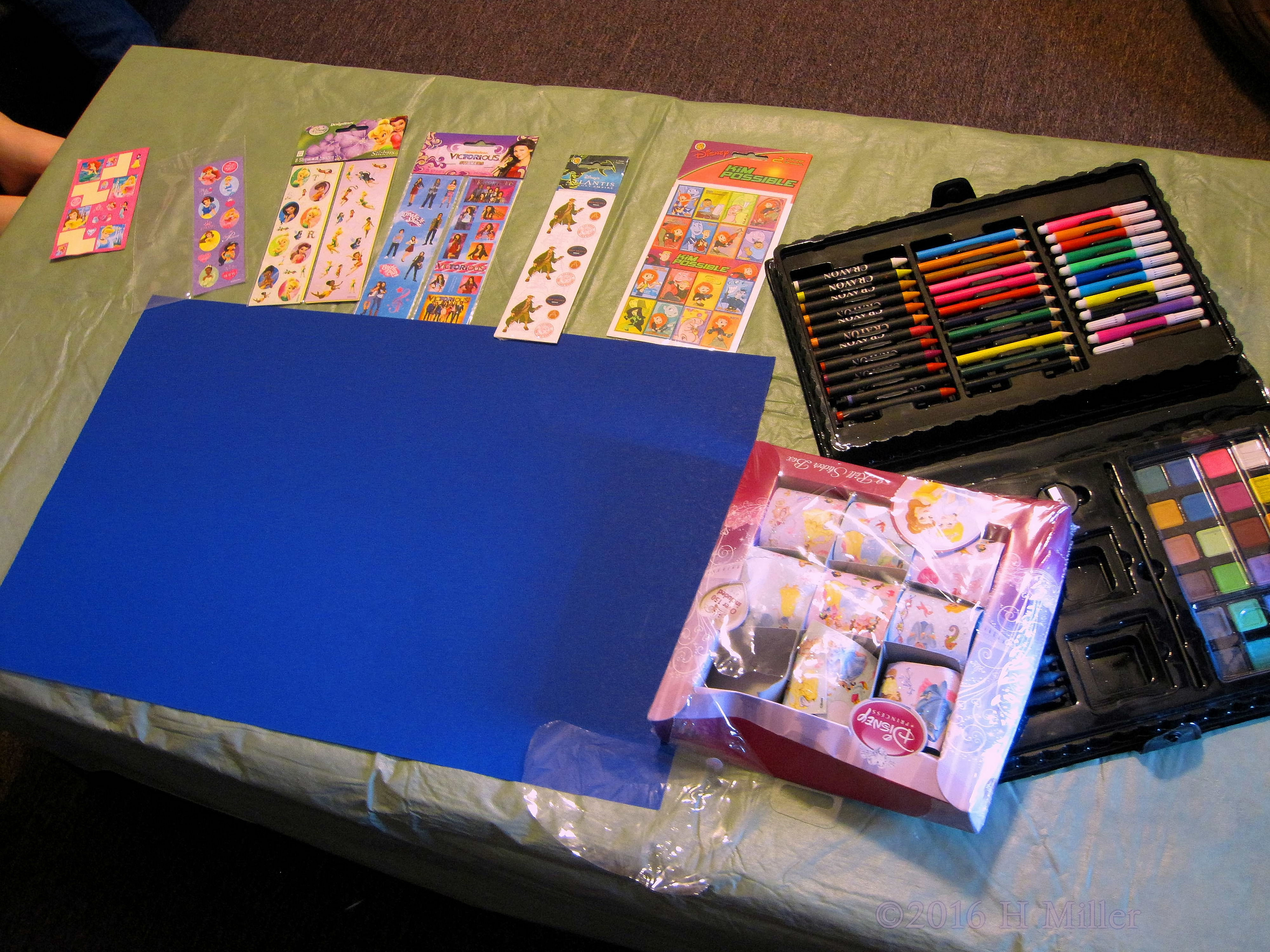 Markers And Stickers For The Birthday Card Markers And Stickers For The Birthday Card