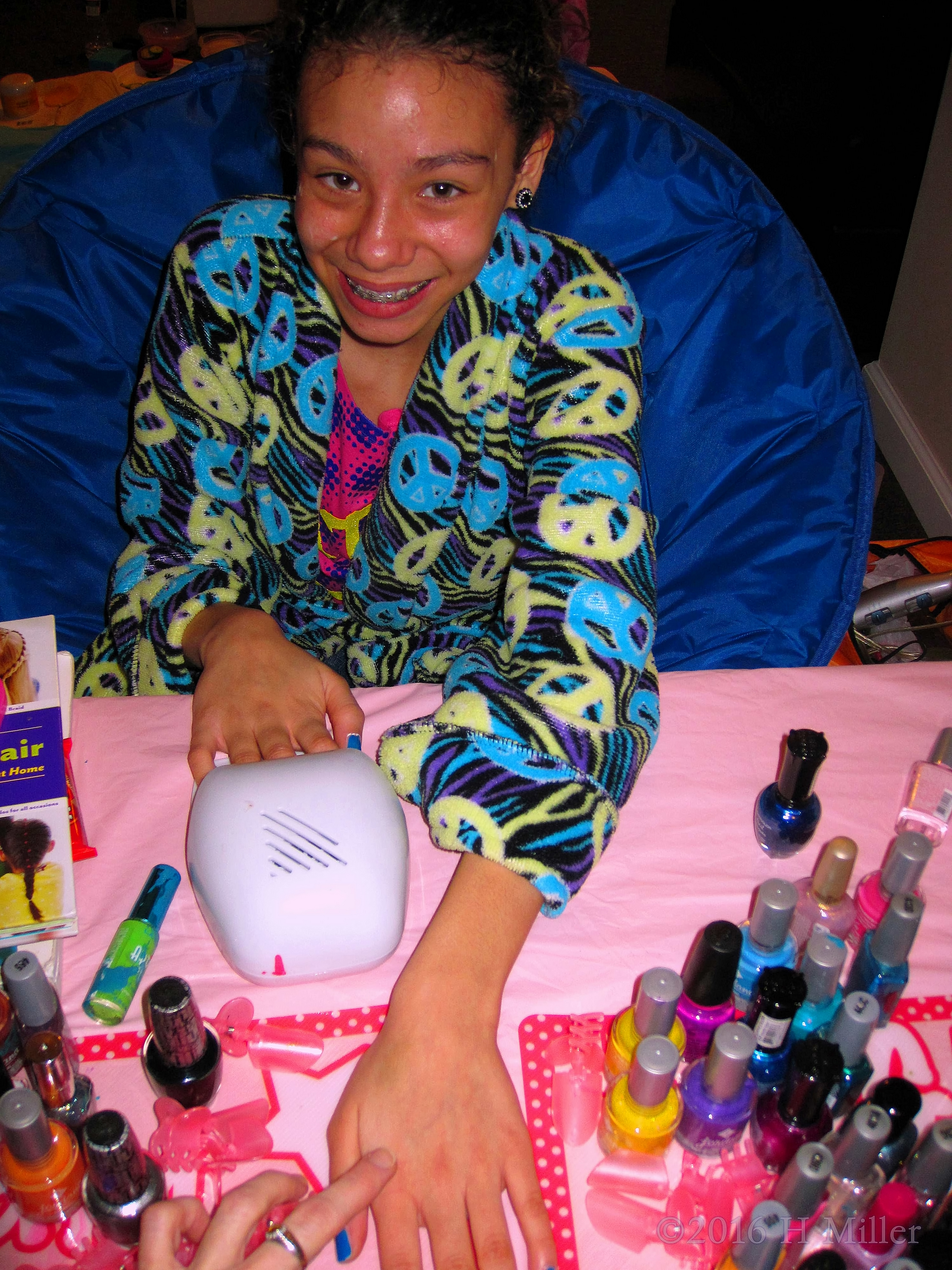 She Loves Getting Her Kids Manicure Done! She Loves Getting Her Kids Manicure Done!