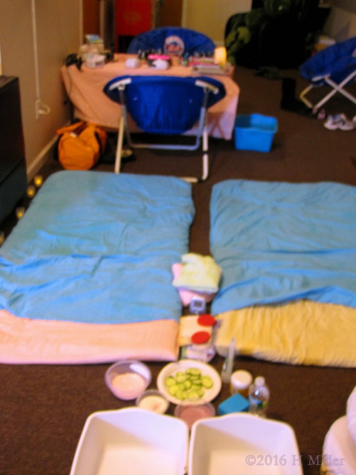 The Facials And Massage Area Is Set Up The Facials And Massage Area Is Set Up