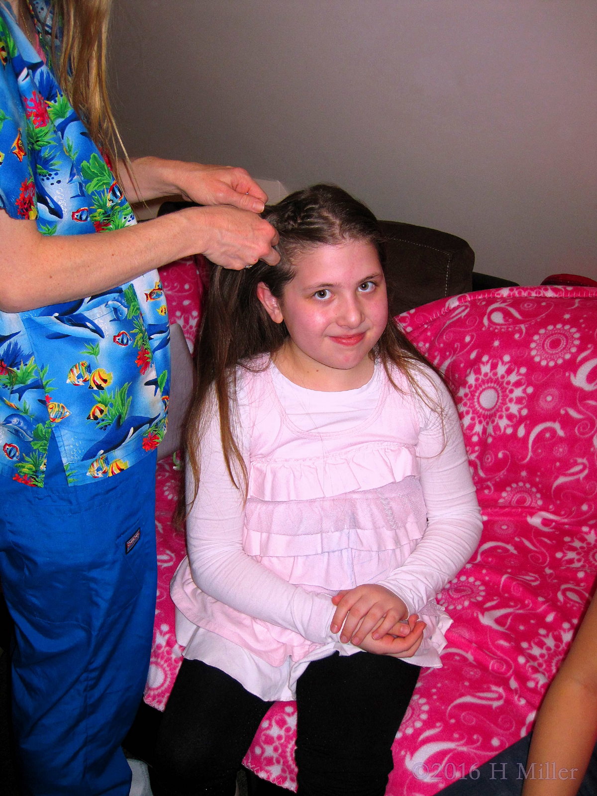 Getting Her Hair Done! 