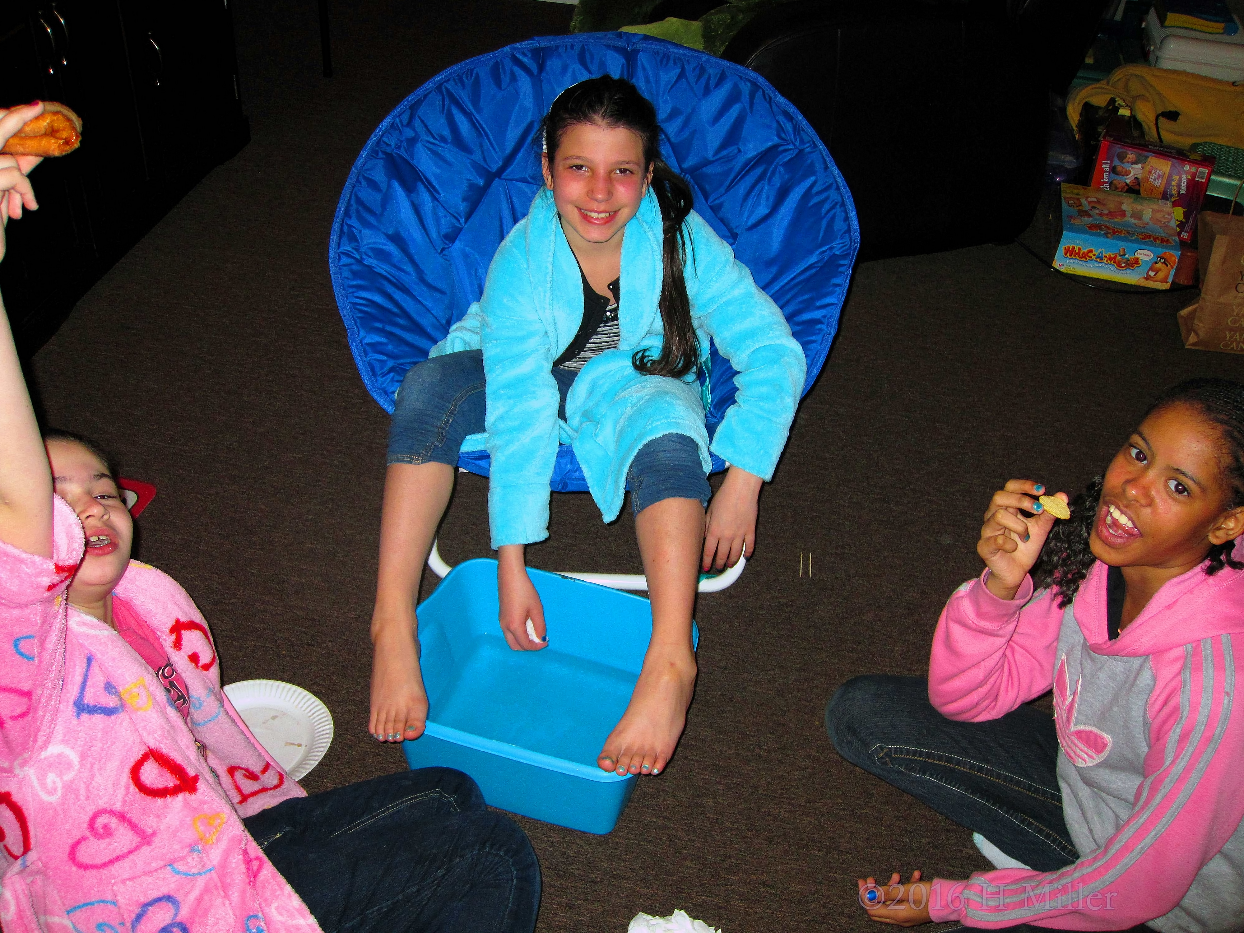 Chatting With Friends During Pedicures