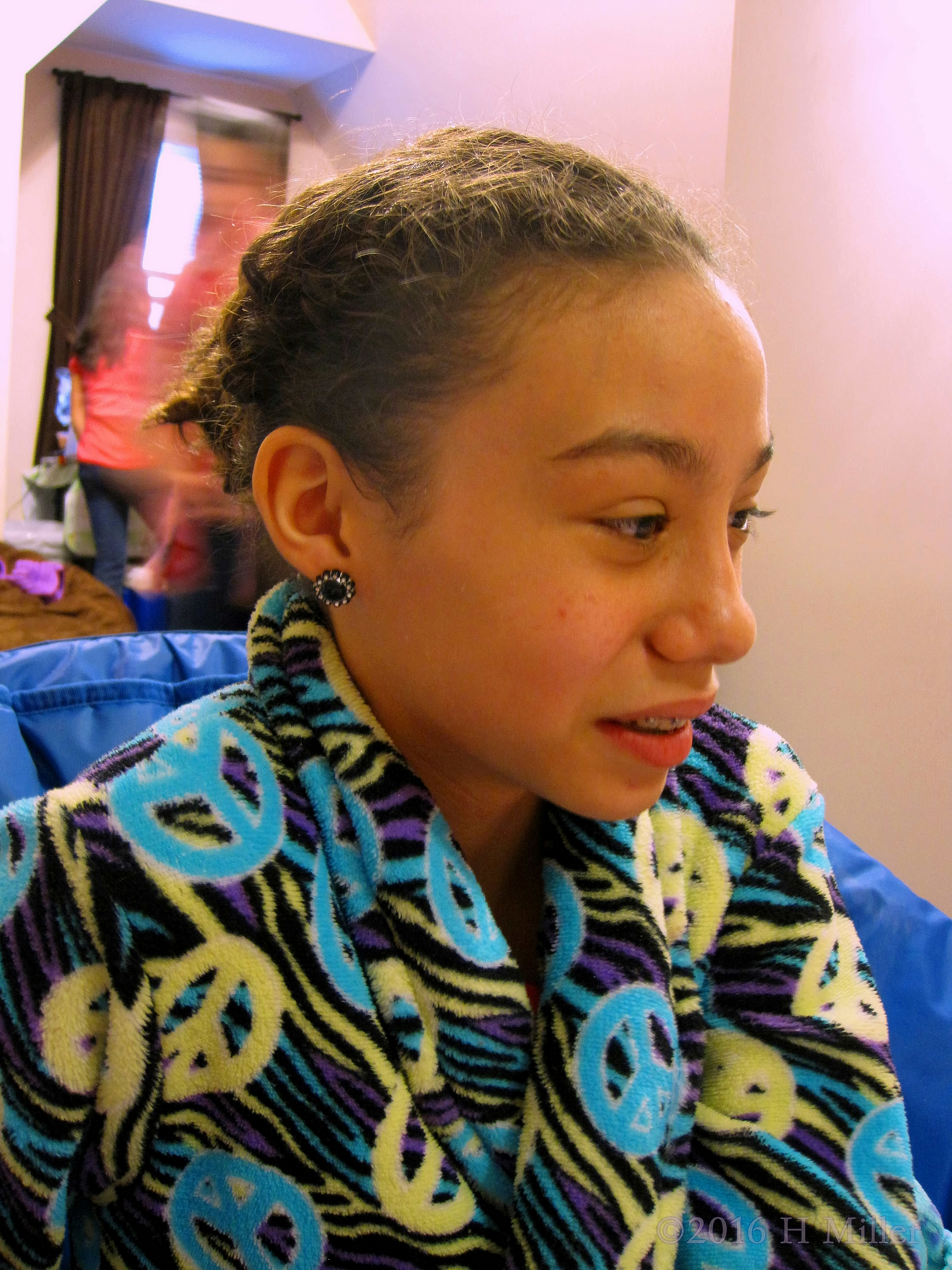 Cute Home Kids Spa Braided Heart Hairstyle. Cute Home Kids Spa Braided Heart Hairstyle.