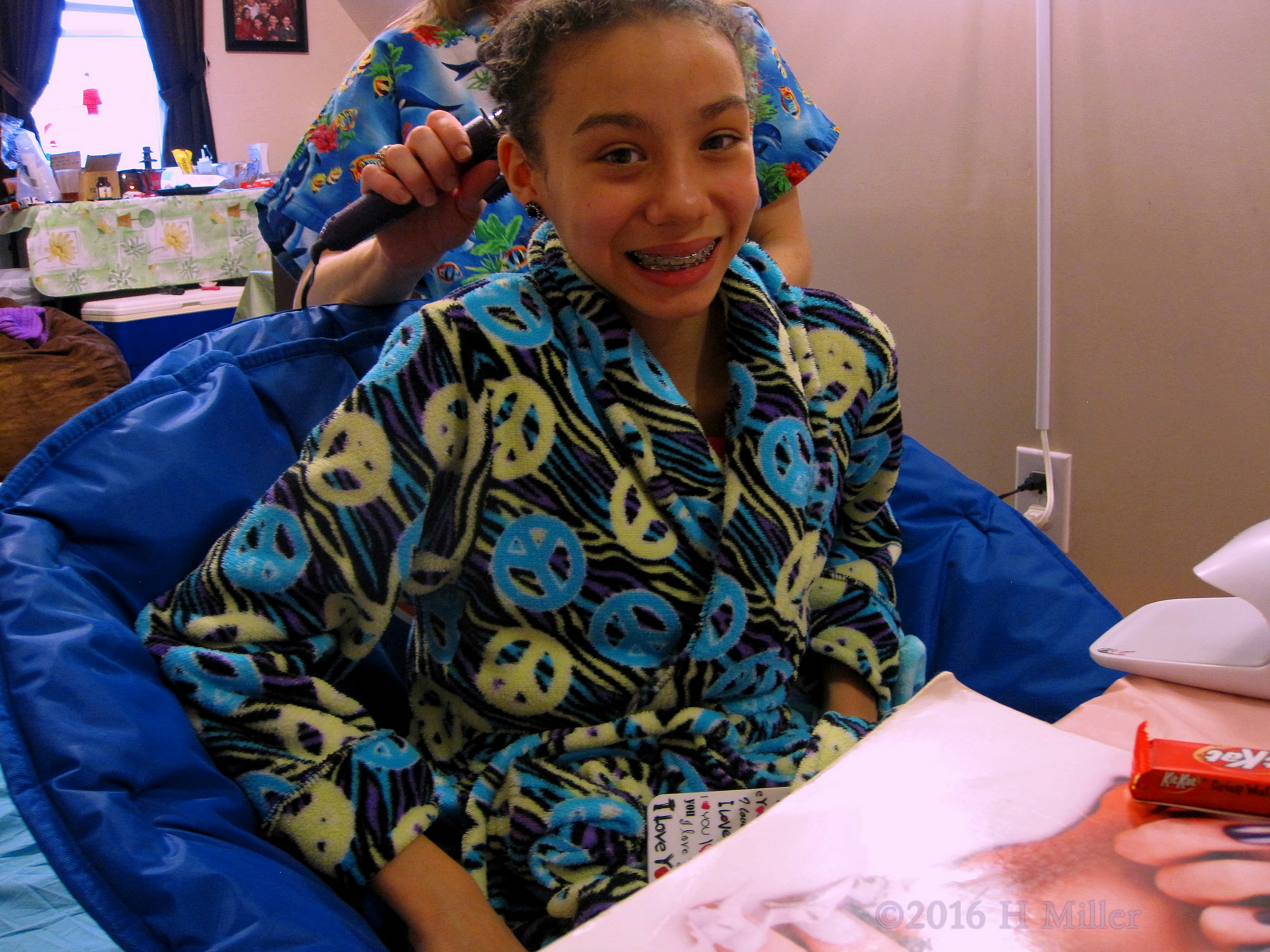 She's Excited For Her Home Kids Spa Hairstyle She's Excited For Her Home Kids Spa Hairstyle