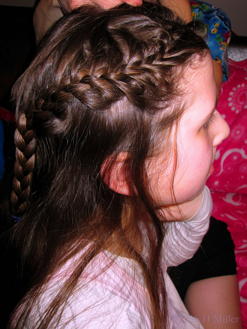 Awesome Braid Done At The Home Kids Spa