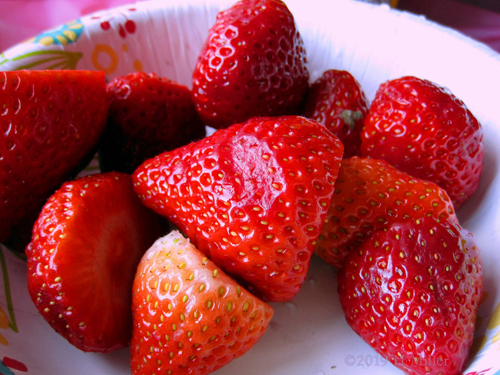 Fresh Juicy Strawberries At Maddy's Spa Birthday Party Fresh Juicy Strawberries At Maddy's Spa Birthday Party