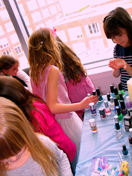 Mini Manis Will Be A Breeze With This Many Colors At The Nail Spa.... Mini Manis Will Be A Breeze With This Many Colors At The Nail Spa....