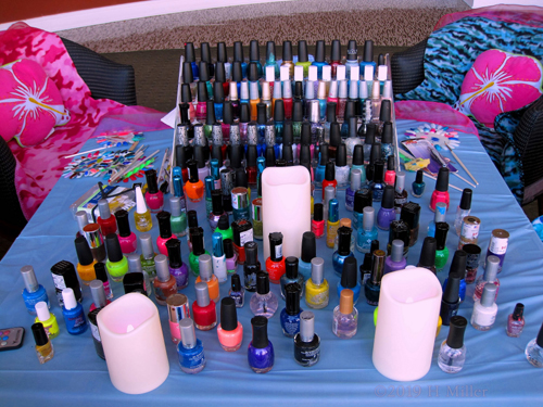 Nail Design Options Galore At The Kids Nail Salon Station