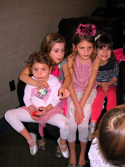 The Birthday Girl And Guests At Her Kids Spa Day The Birthday Girl And Guests At Her Kids Spa Day