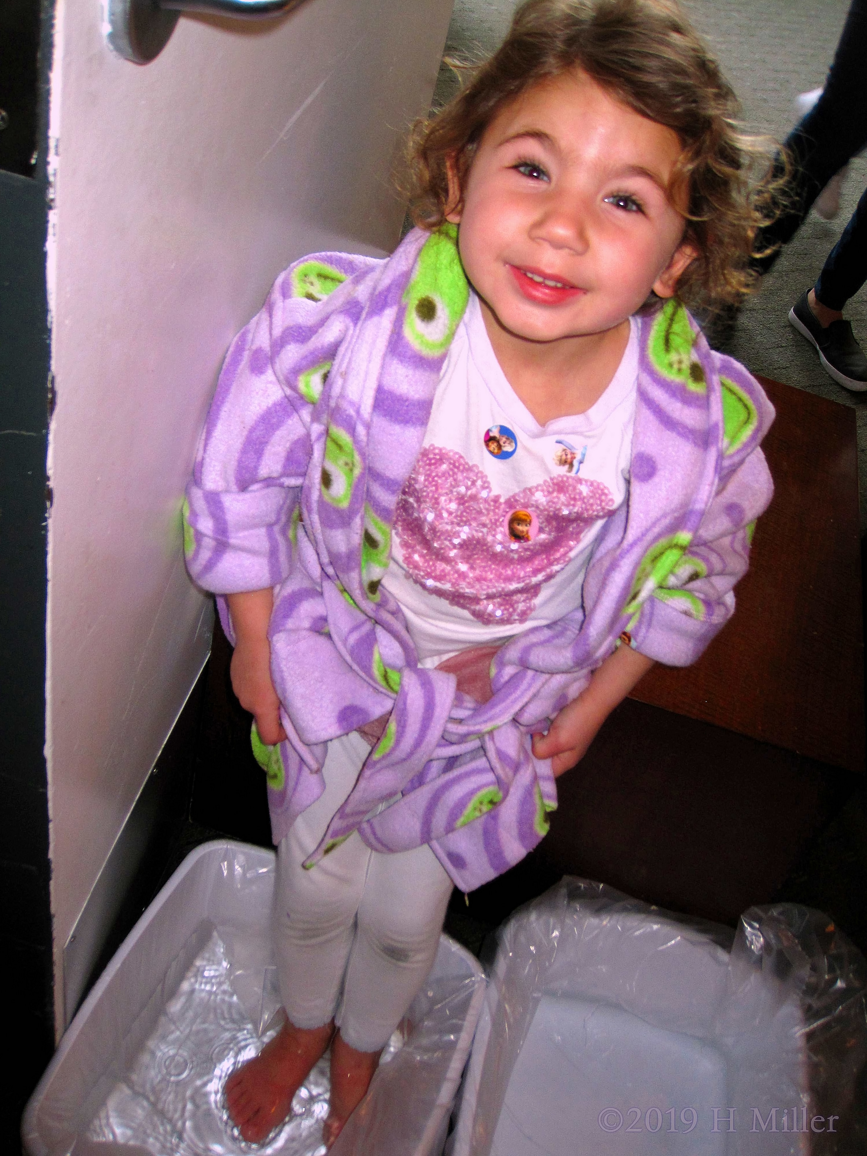 Excited For Her Kids Pedicure! Excited For Her Kids Pedicure!