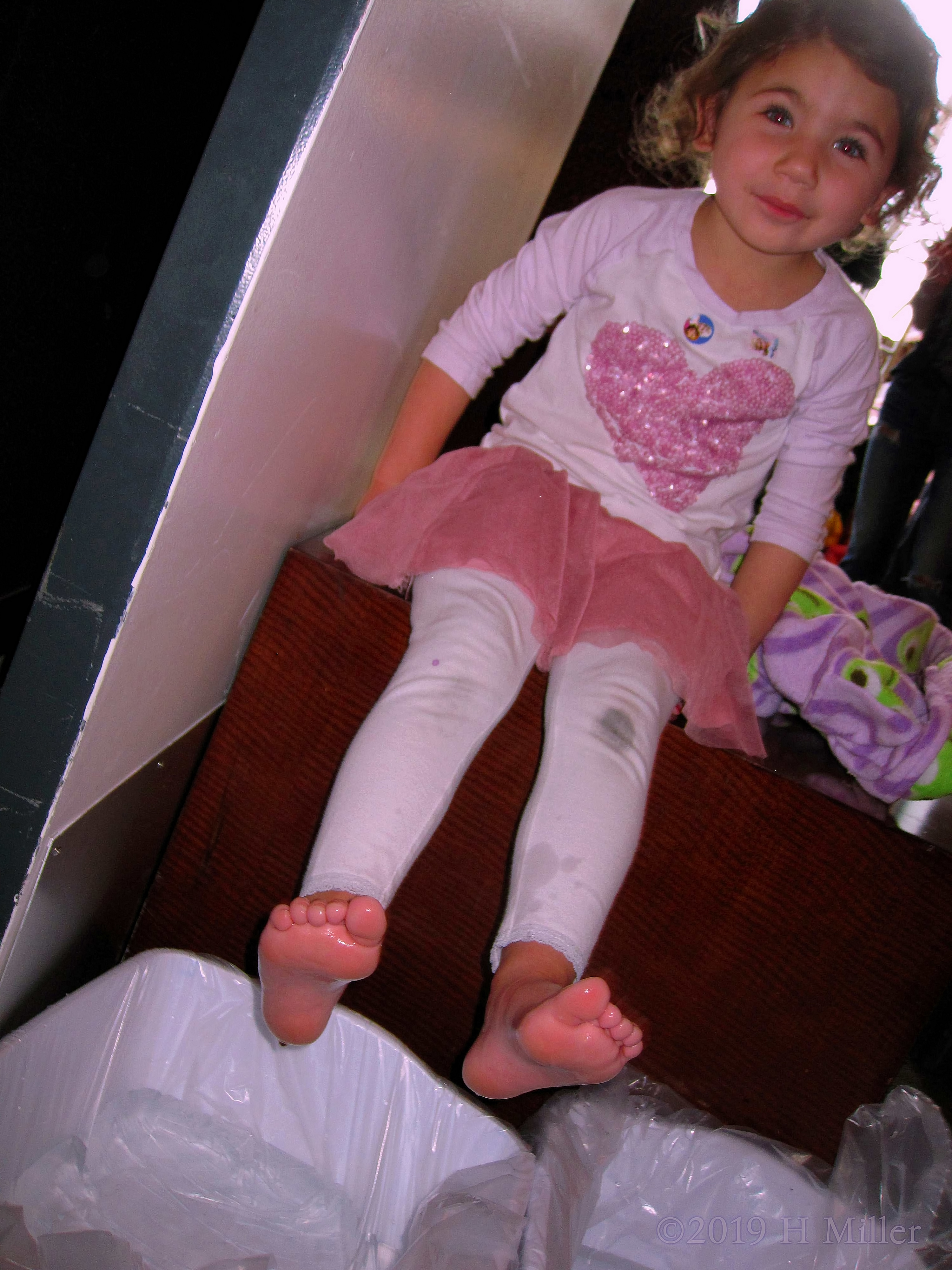 Excited For Her Kids Pedicure Footbath! Excited For Her Kids Pedicure Footbath!