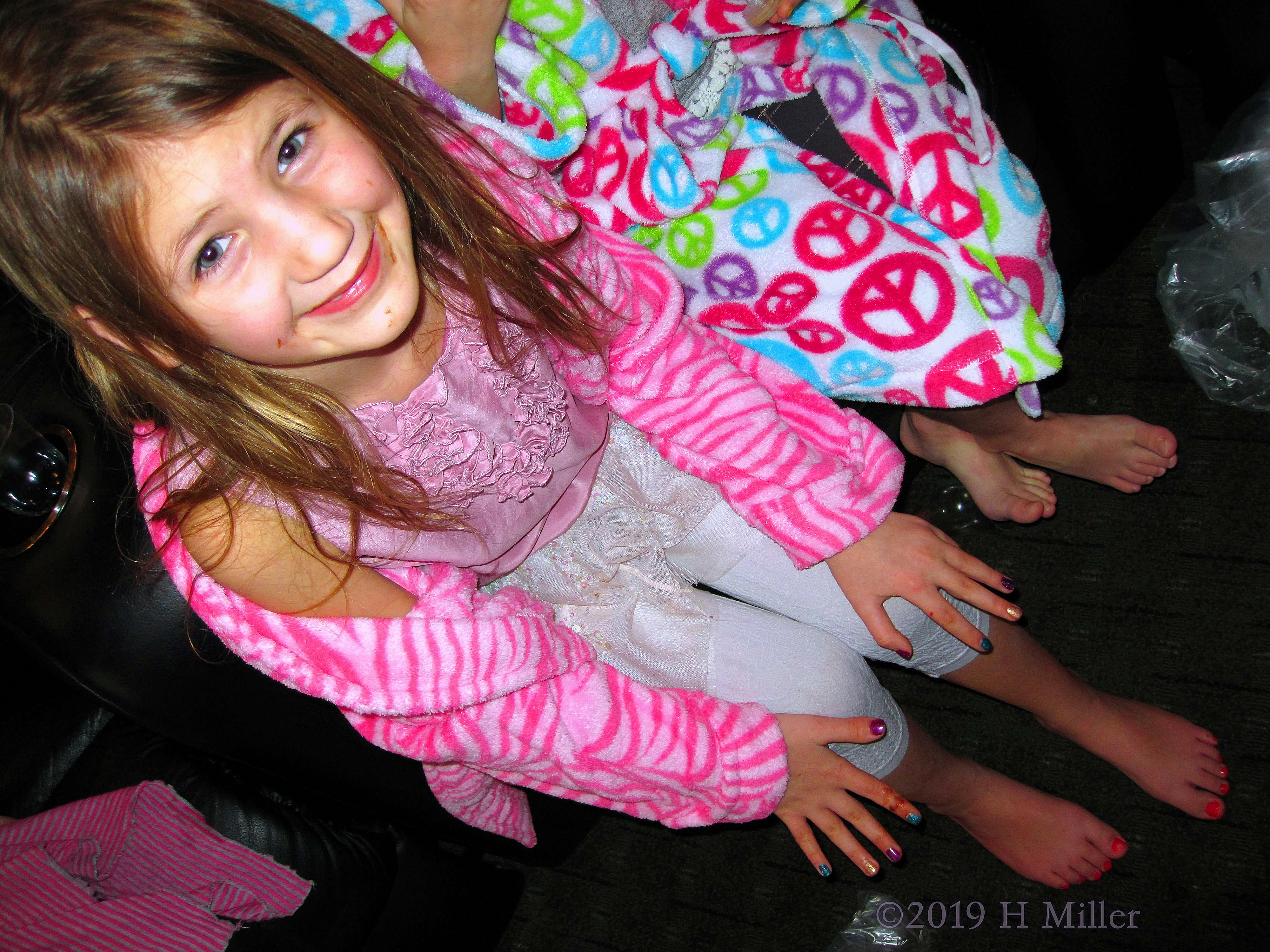 The Birthday Girl Is Happy With Her Mini Manicure And Pedicure For Girls The Birthday Girl Is Happy With Her Mini Manicure And Pedicure For Girls