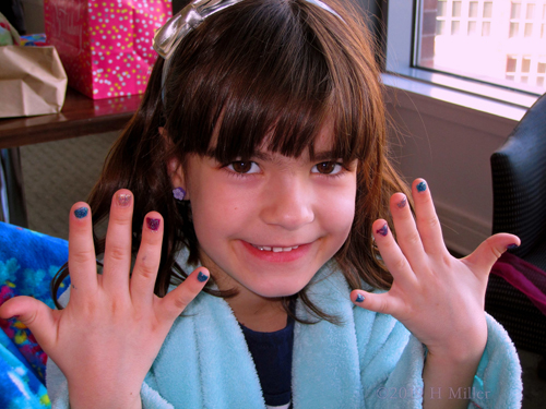 Another Smile For Her Manicure For Kids!