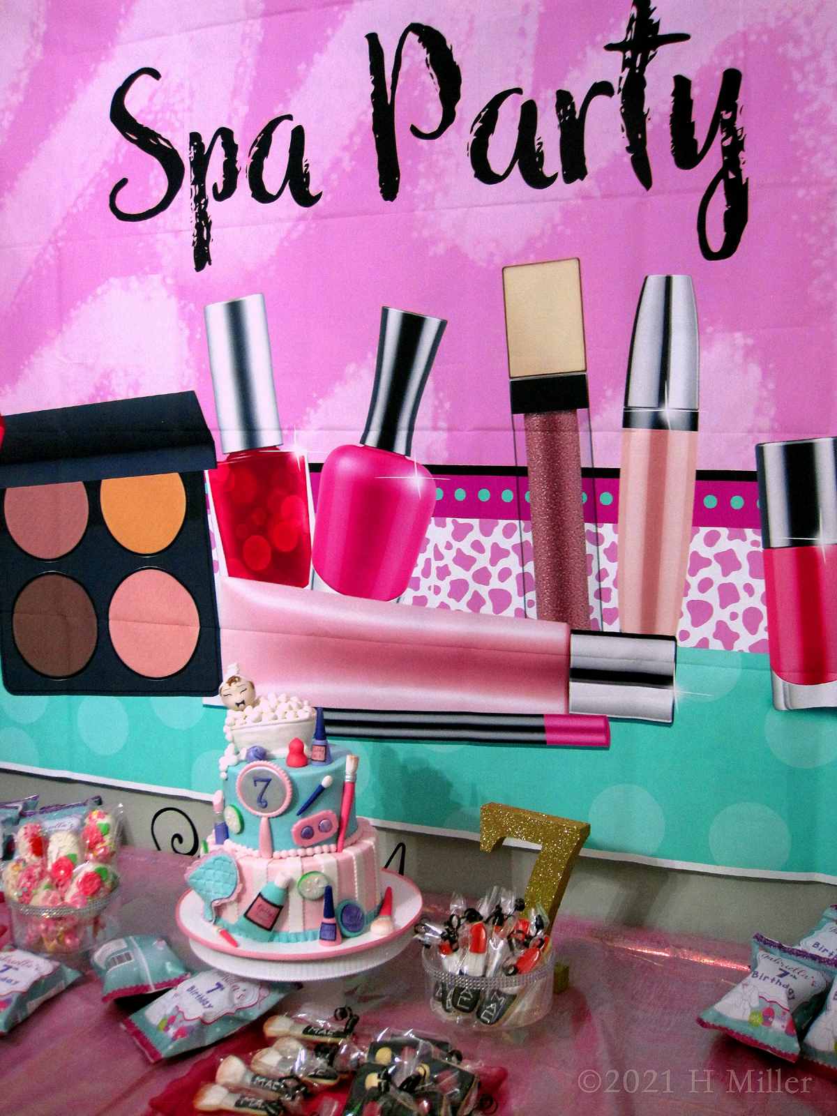 Gabriella's 7th Spa Birthday Party For Girls 