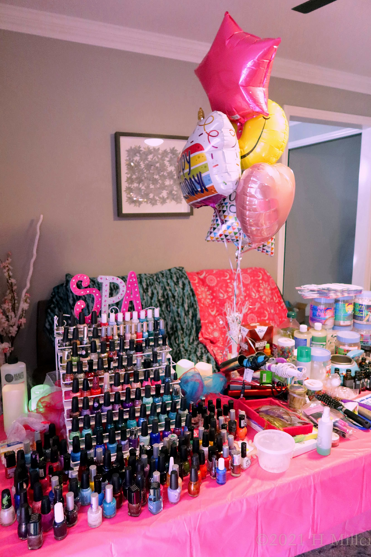 Gabriella's 7th Spa Birthday Party For Girls 