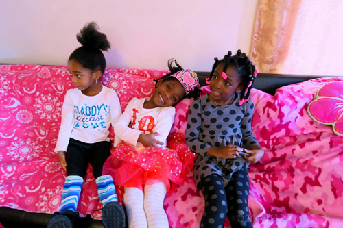 The Birthday Girl And Guests. The Birthday Girl And Guests.