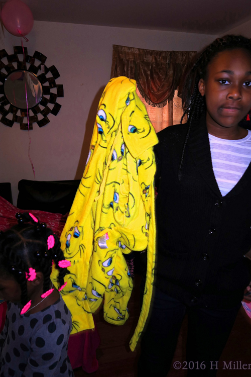 Yellow Tweety Bird Robe! Yes!