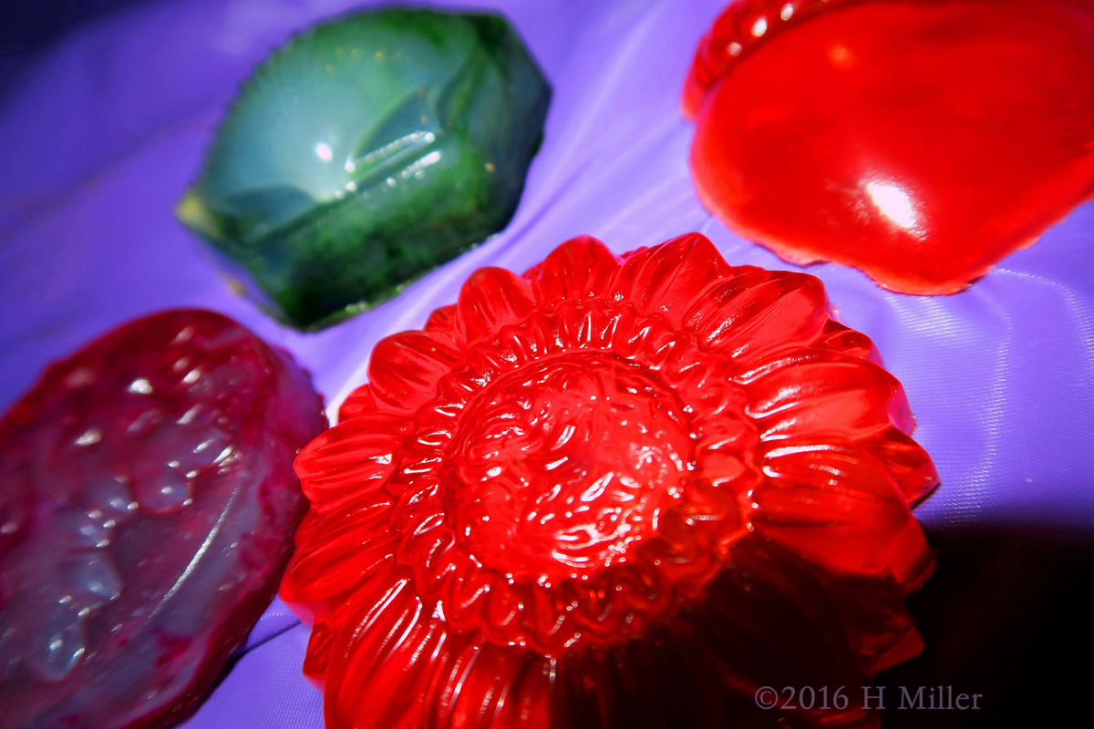 Red Snowflower Soap! 