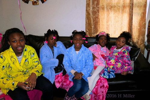 Another Group Spa Birthday Pic With Robes Another Group Spa Birthday Pic With Robes