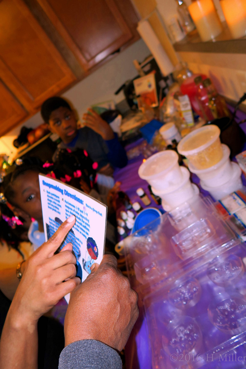 Doing The Spa Crafts With The Kids. Doing The Spa Crafts With The Kids.