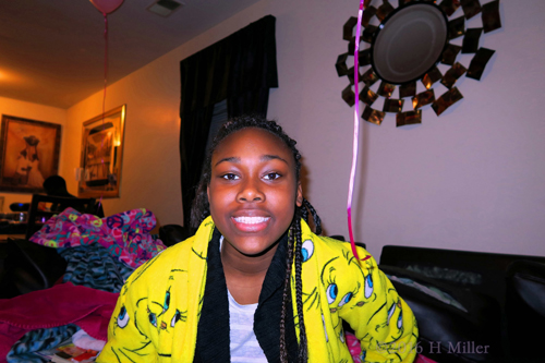 Spa Birthday Party Guest. Spa Birthday Party Guest.