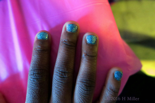 Super Metallic Blue Nail Polish. Super Metallic Blue Nail Polish.