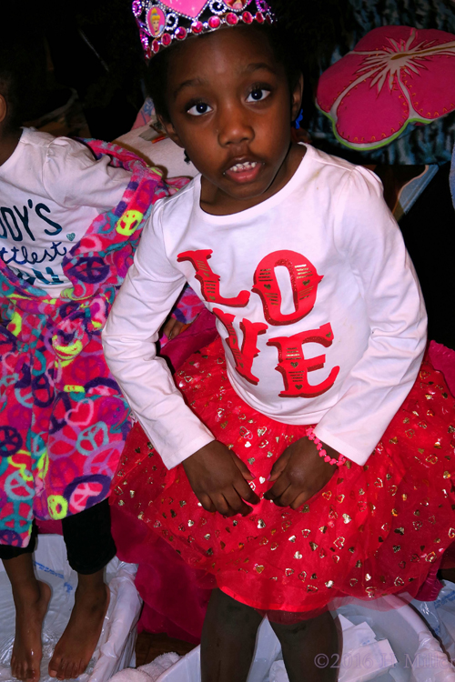 The Birthday Girl Enjoying The Warm Water. The Birthday Girl Enjoying The Warm Water.