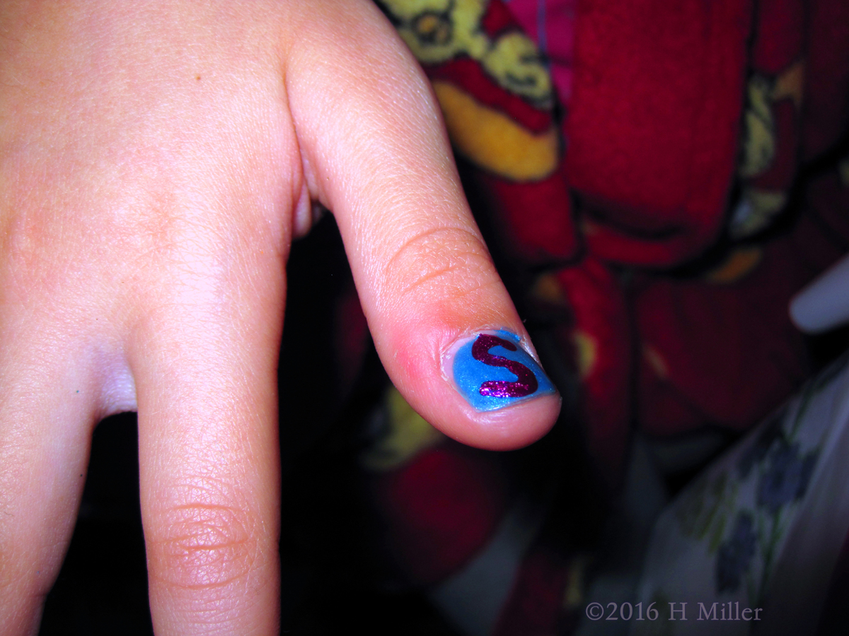 Purple And Blue S Nail Art 