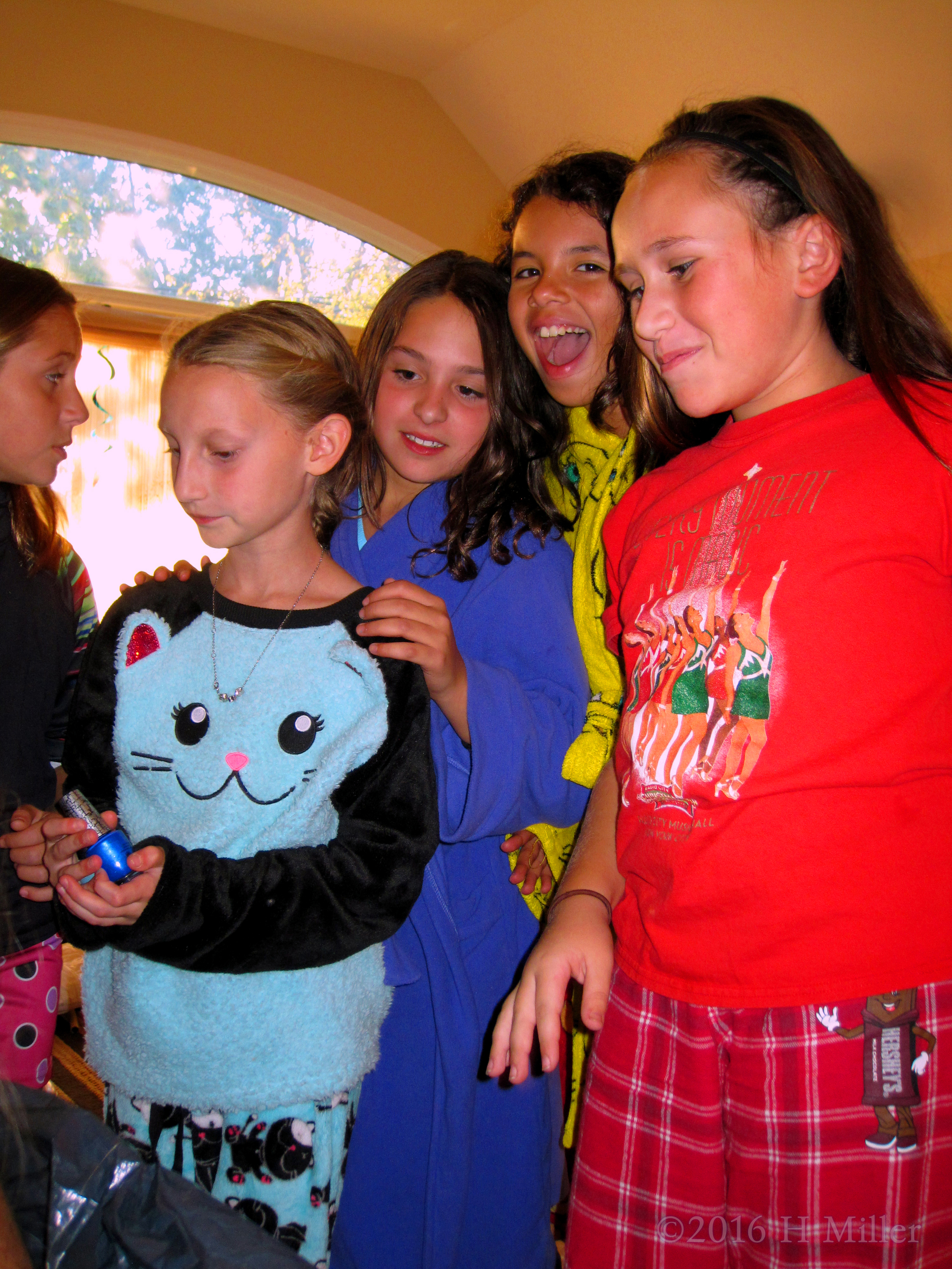 Having Fun By The Manicure Table Having Fun By The Manicure Table